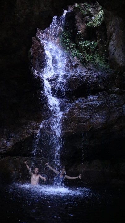 Air Terjun Batu Belubang , Desa Bebura Bangka